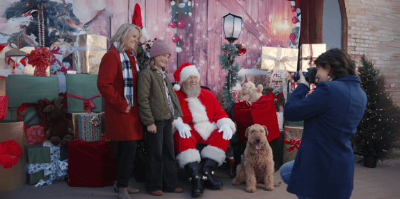 santa scene tails of christmas